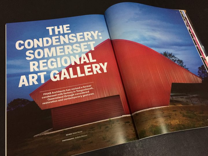 The Condensery in Architecture Australia magazine