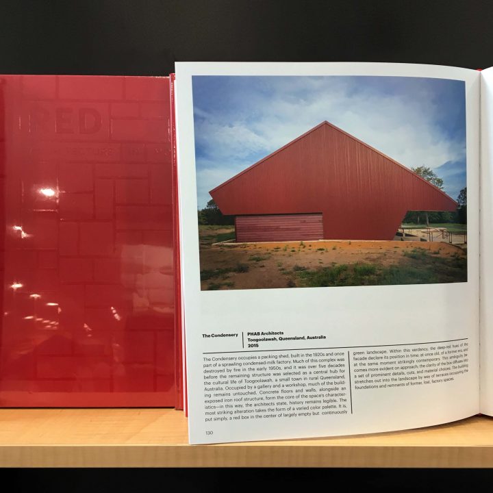 Condensery in ‘Red: Architecture in Monochrome’