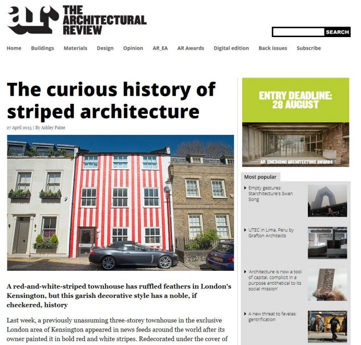 The curious history of striped architecture